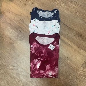 Justice Girls long sleeve print shirts Sz 12